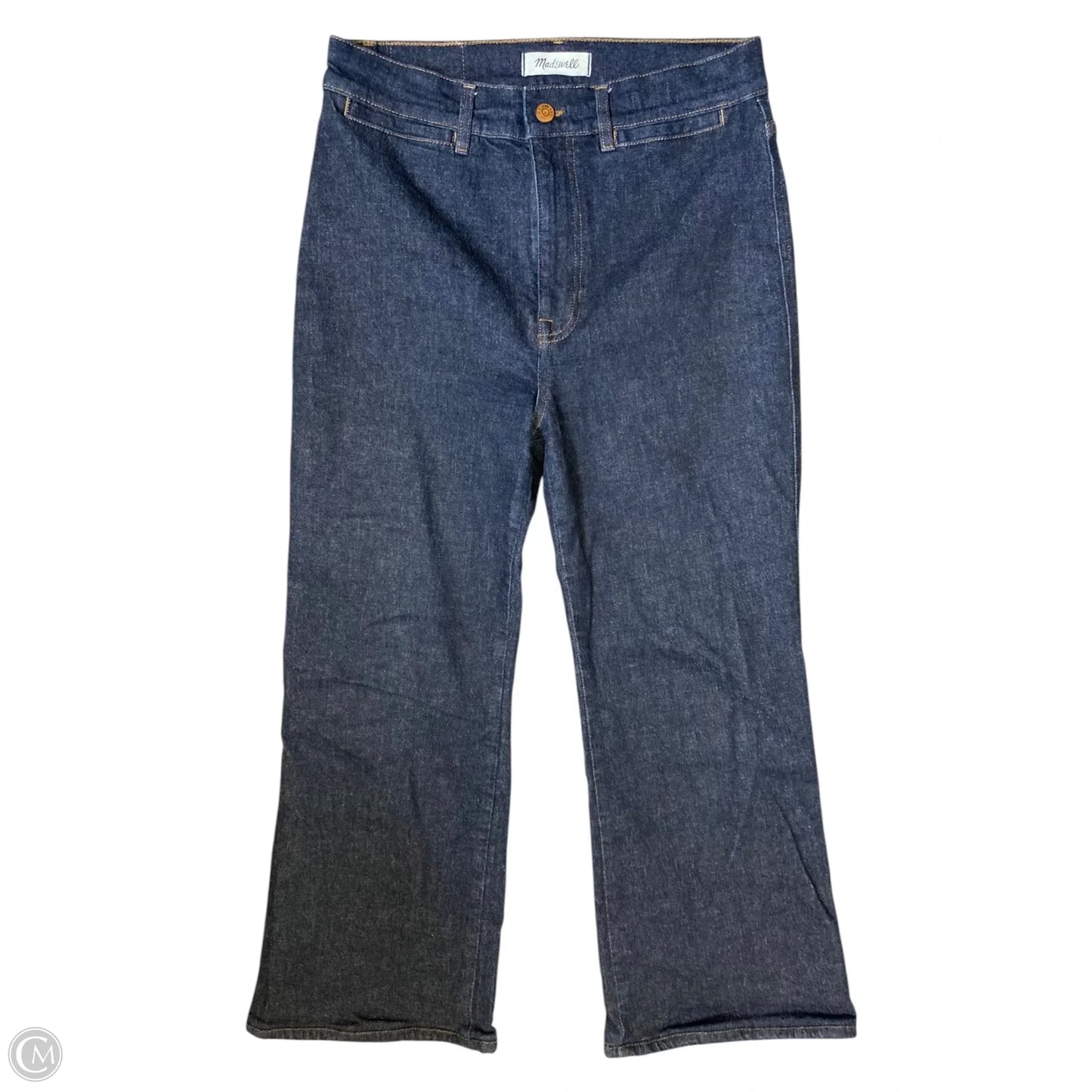 Jeans Straight By Madewell In Blue Denim, Size: 6