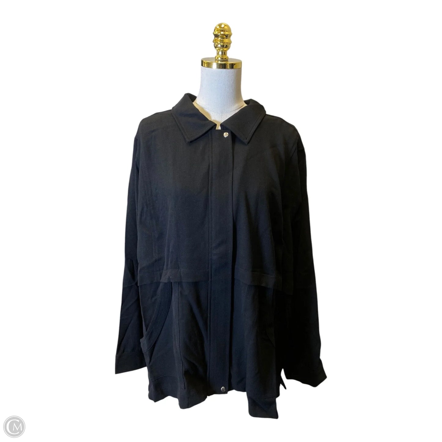 Jacket Other By Clothes Mentor In Black, Size: 3x