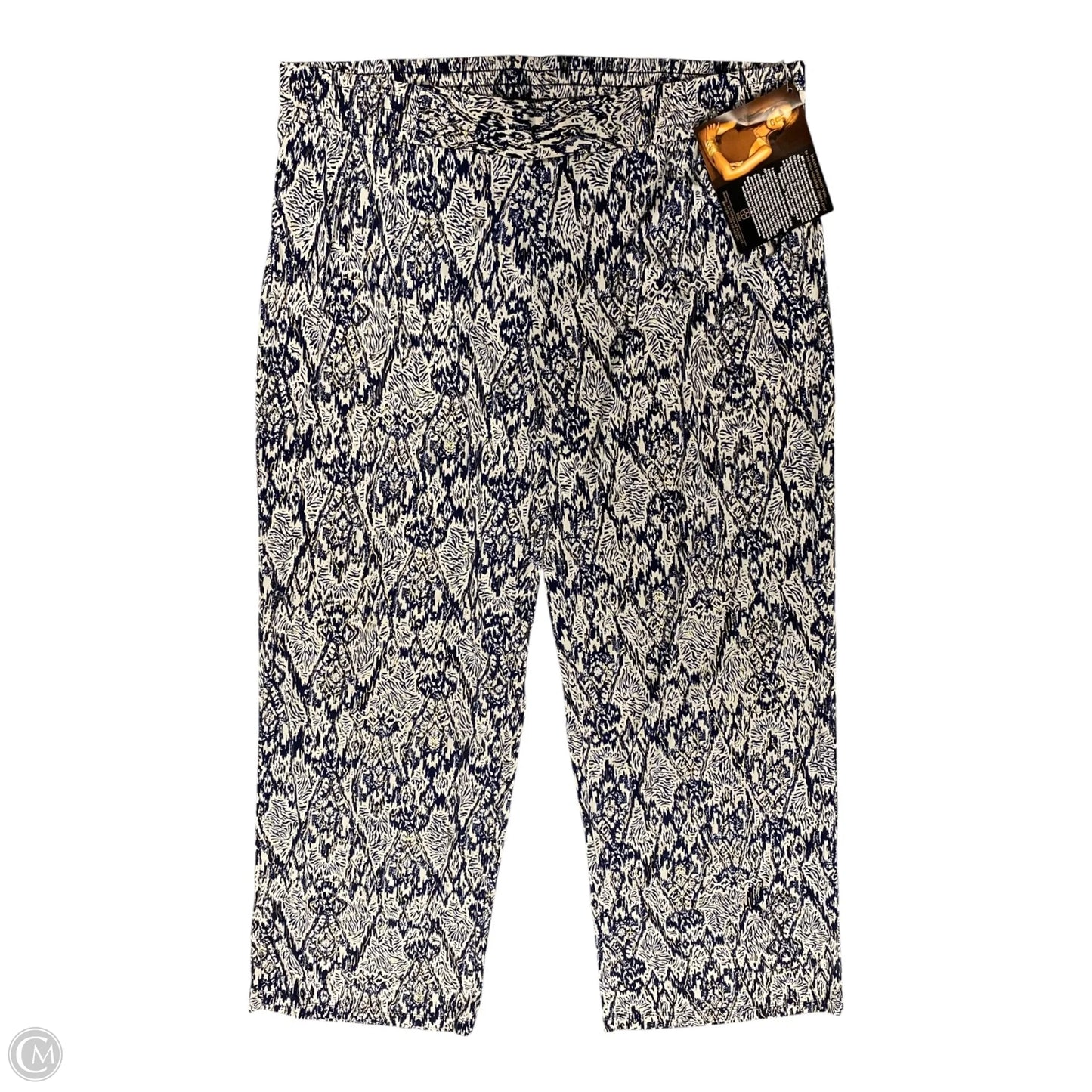 Pants Other By Clothes Mentor In Blue & White, Size: 2x