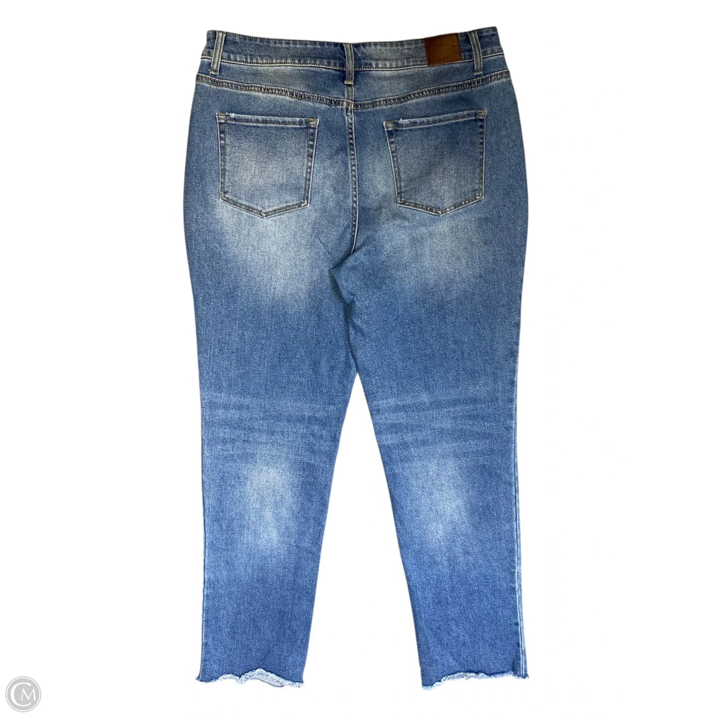 Jeans Straight By Maurices In Blue Denim, Size: 16