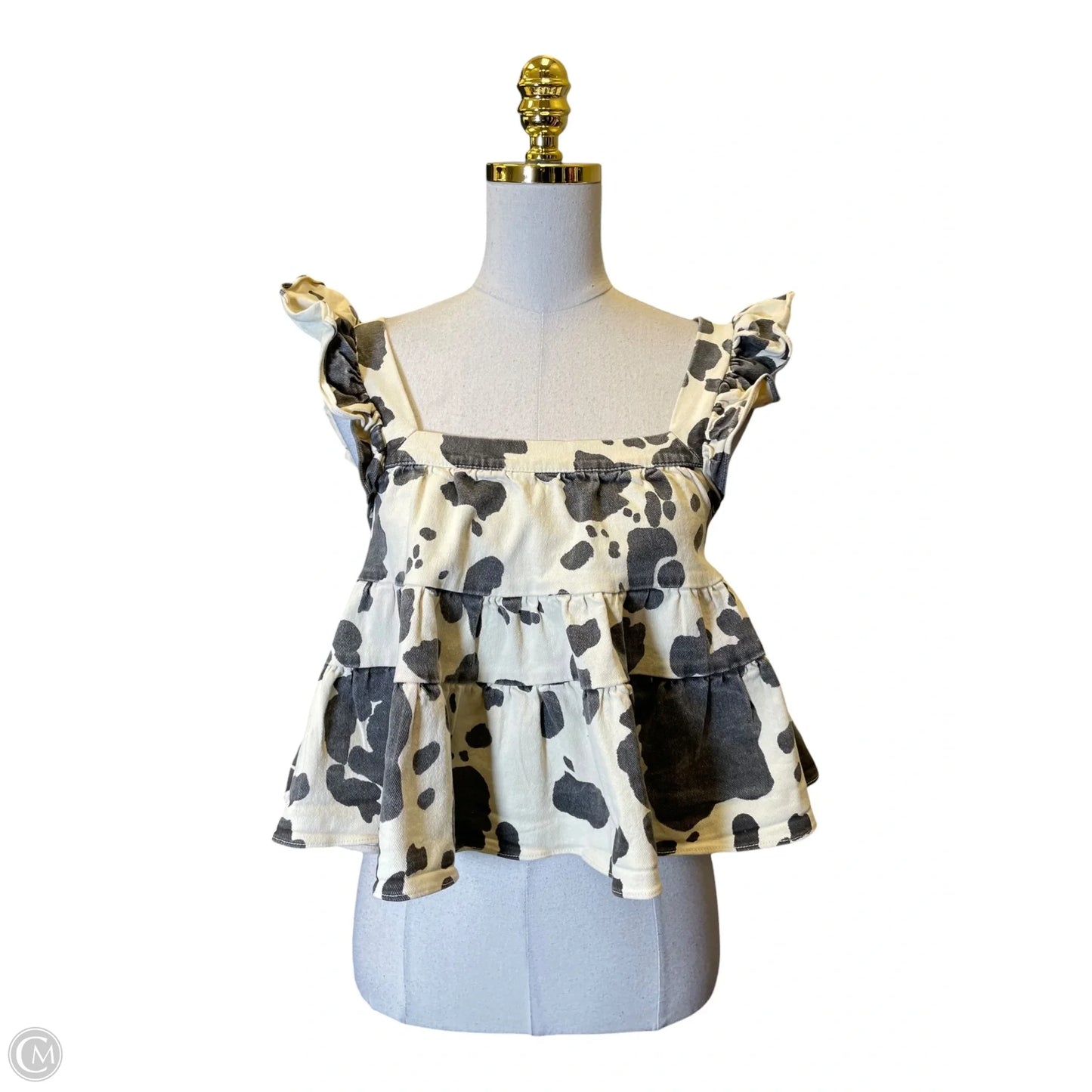 Top Sleeveless By En Saison In Animal Print, Size: S