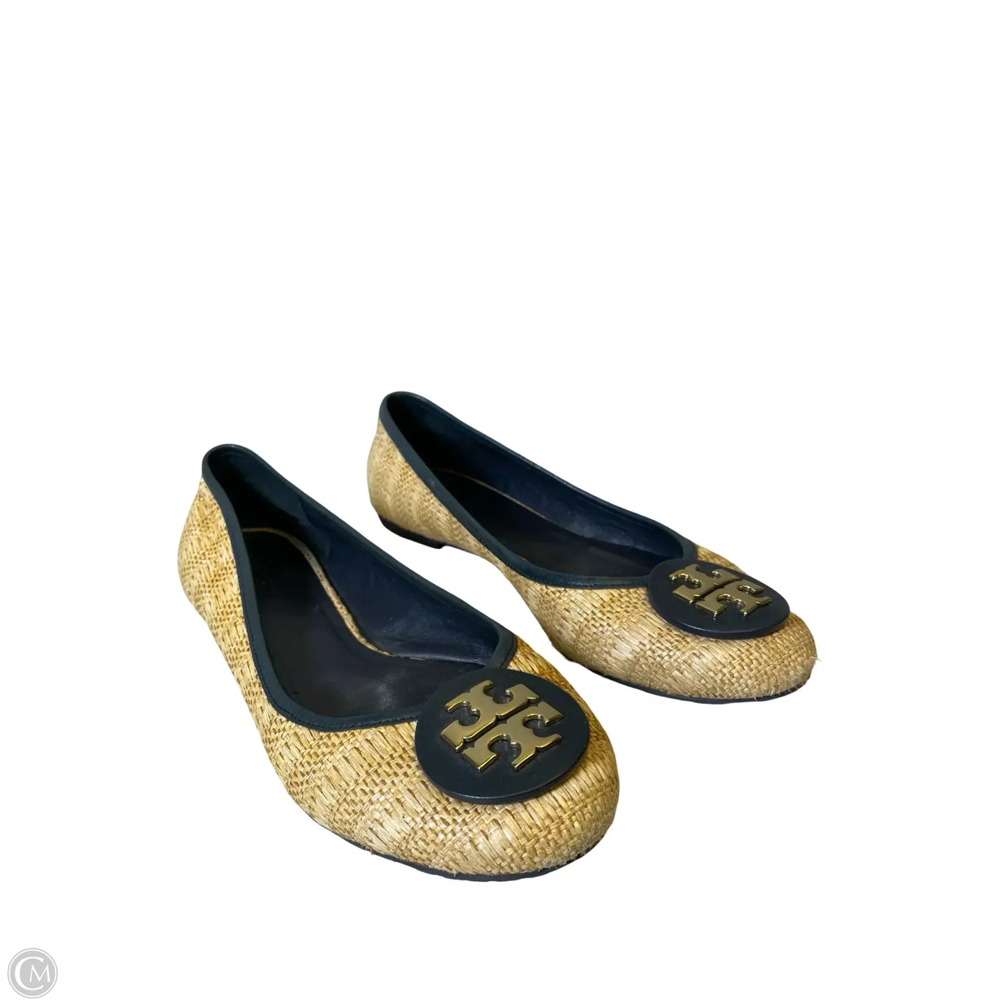 Shoes Designer By Tory Burch In Black & Cream, Size: 10