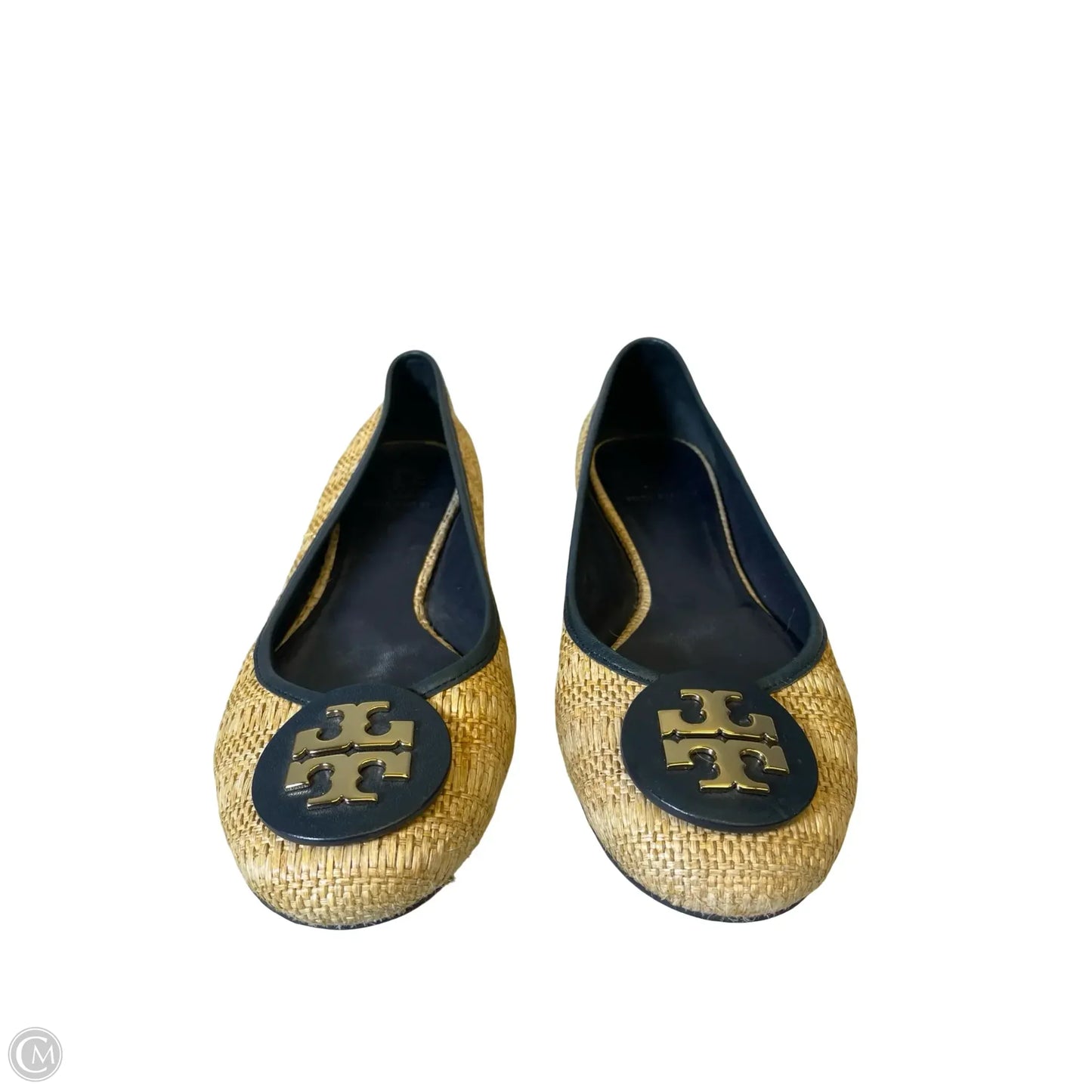 Shoes Designer By Tory Burch In Black & Cream, Size: 10