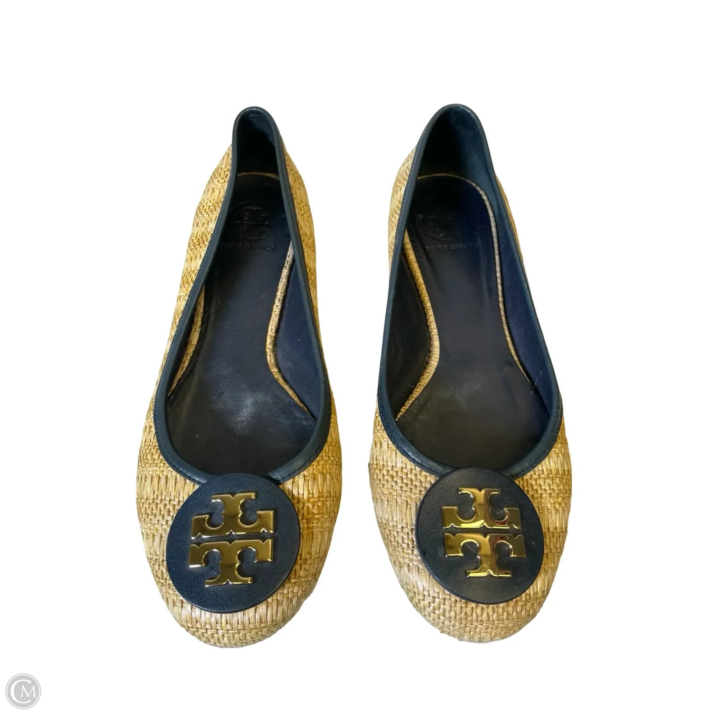 Shoes Designer By Tory Burch In Black & Cream, Size: 10