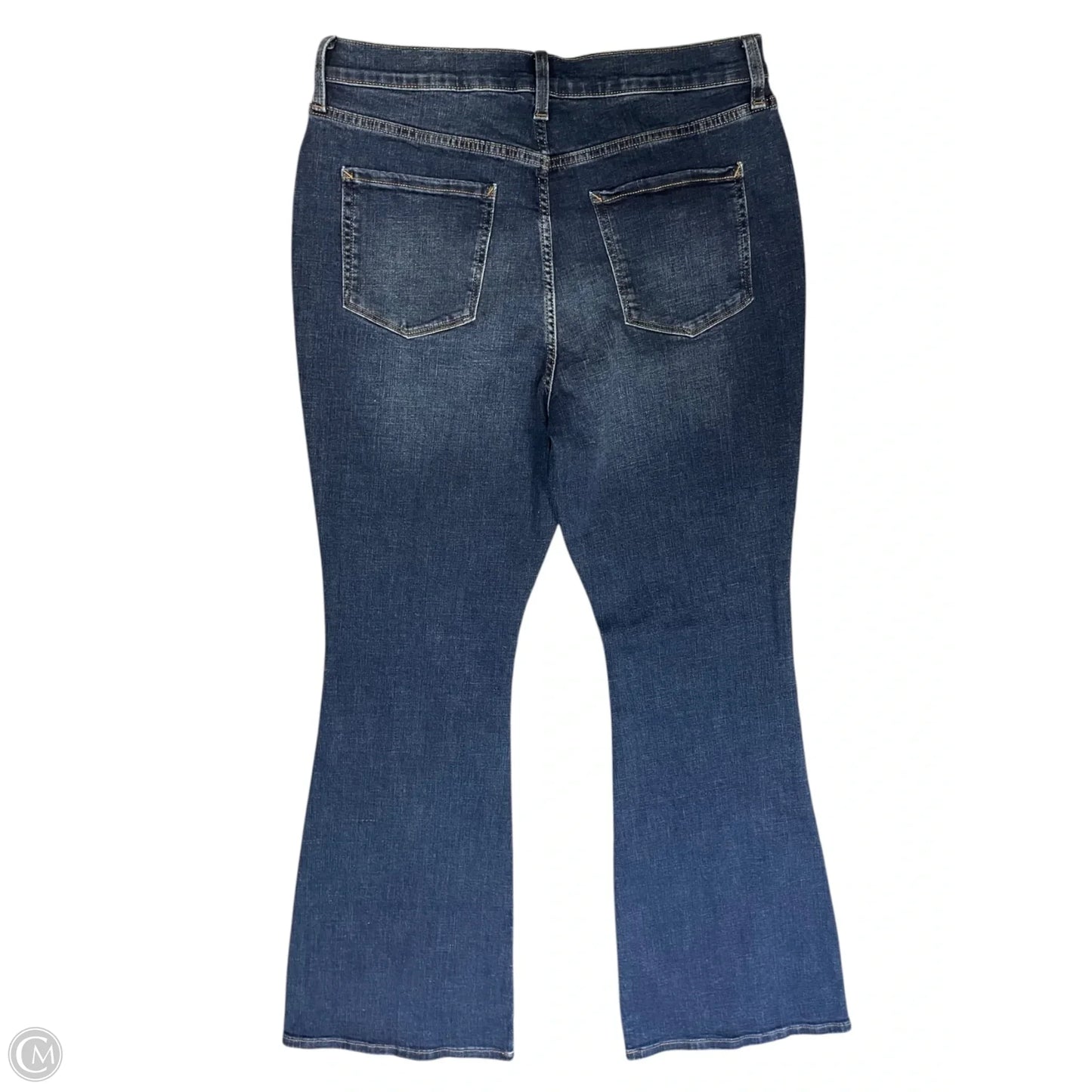 Jeans Flared By Ana In Blue Denim, Size: 14