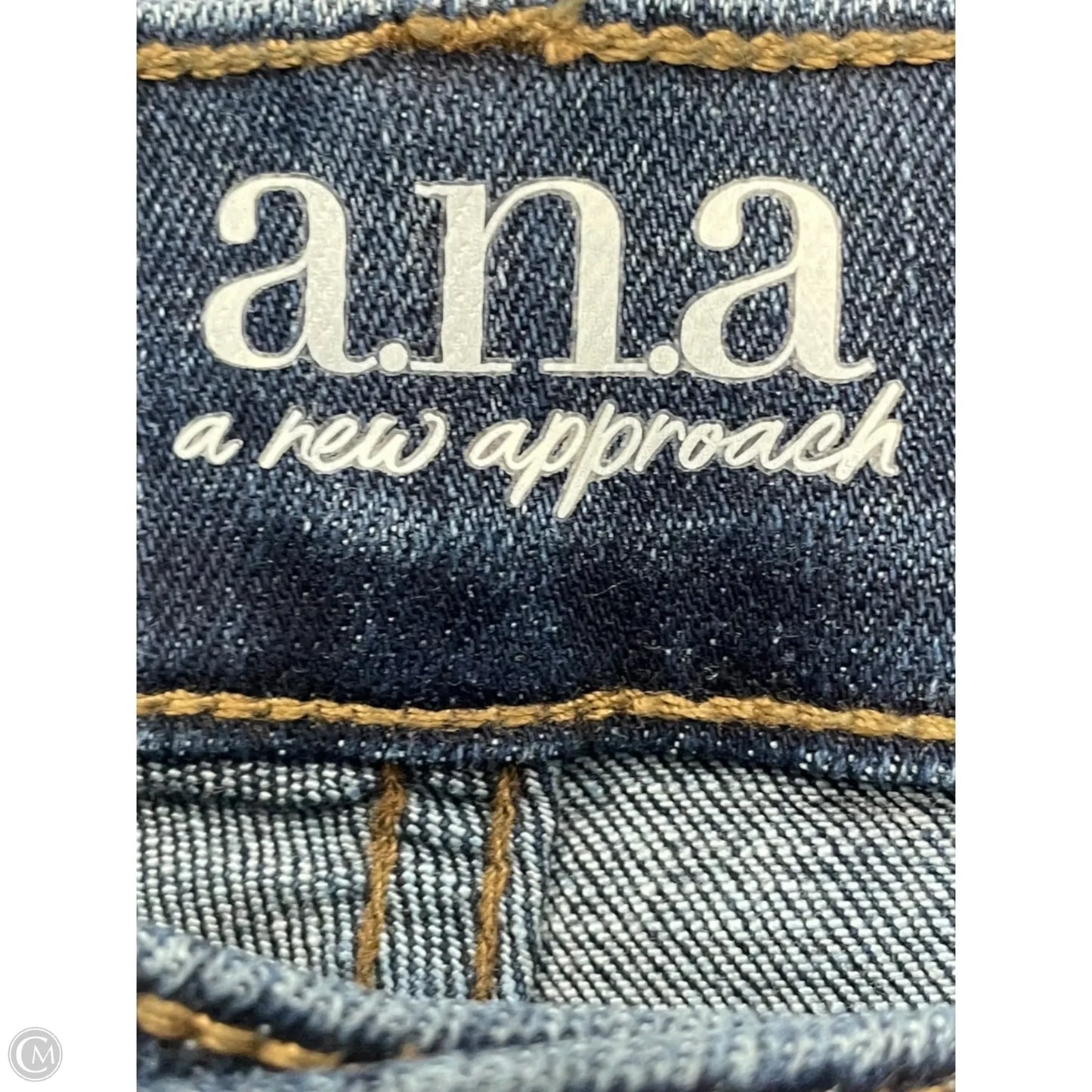 Jeans Flared By Ana In Blue Denim, Size: 14