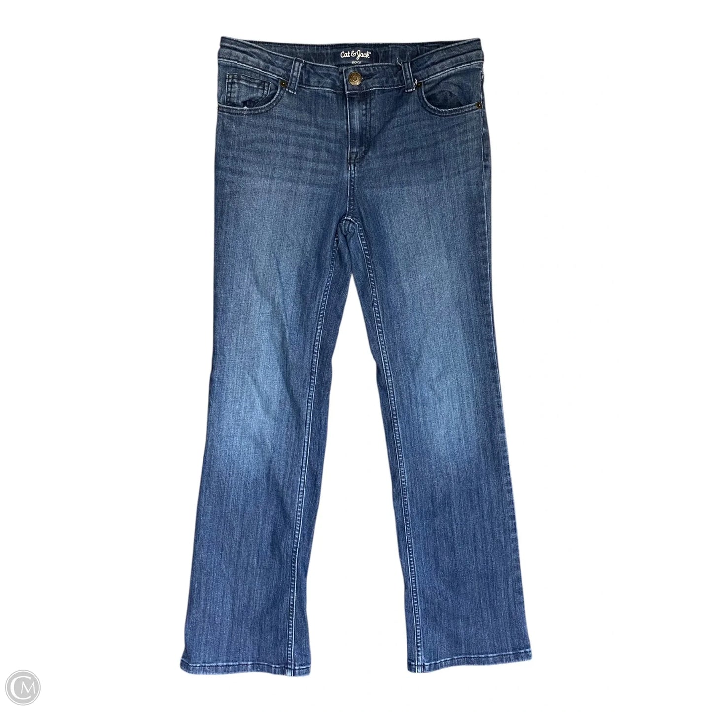 Jeans Boot Cut By Clothes Mentor In Blue Denim, Size: 16