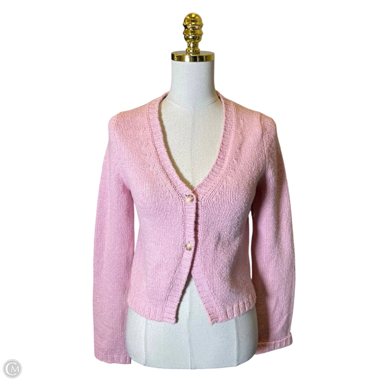 Cardigan By Abercrombie And Fitch In Pink, Size: S