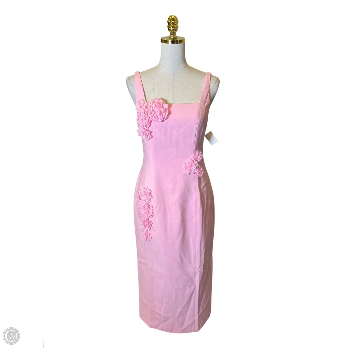 Dress Casual Midi By Clothes Mentor In Pink, Size: S