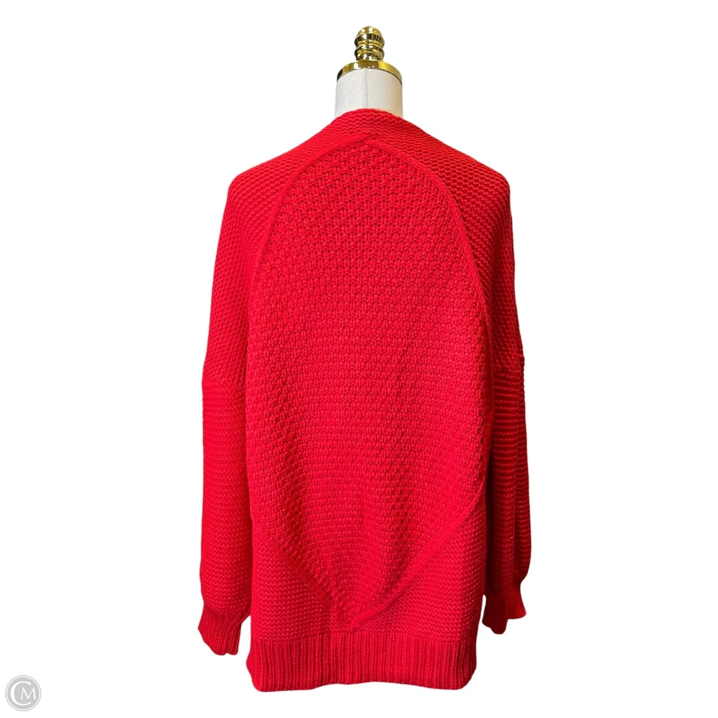 Cardigan By Clothes Mentor In Red, Size: Xl