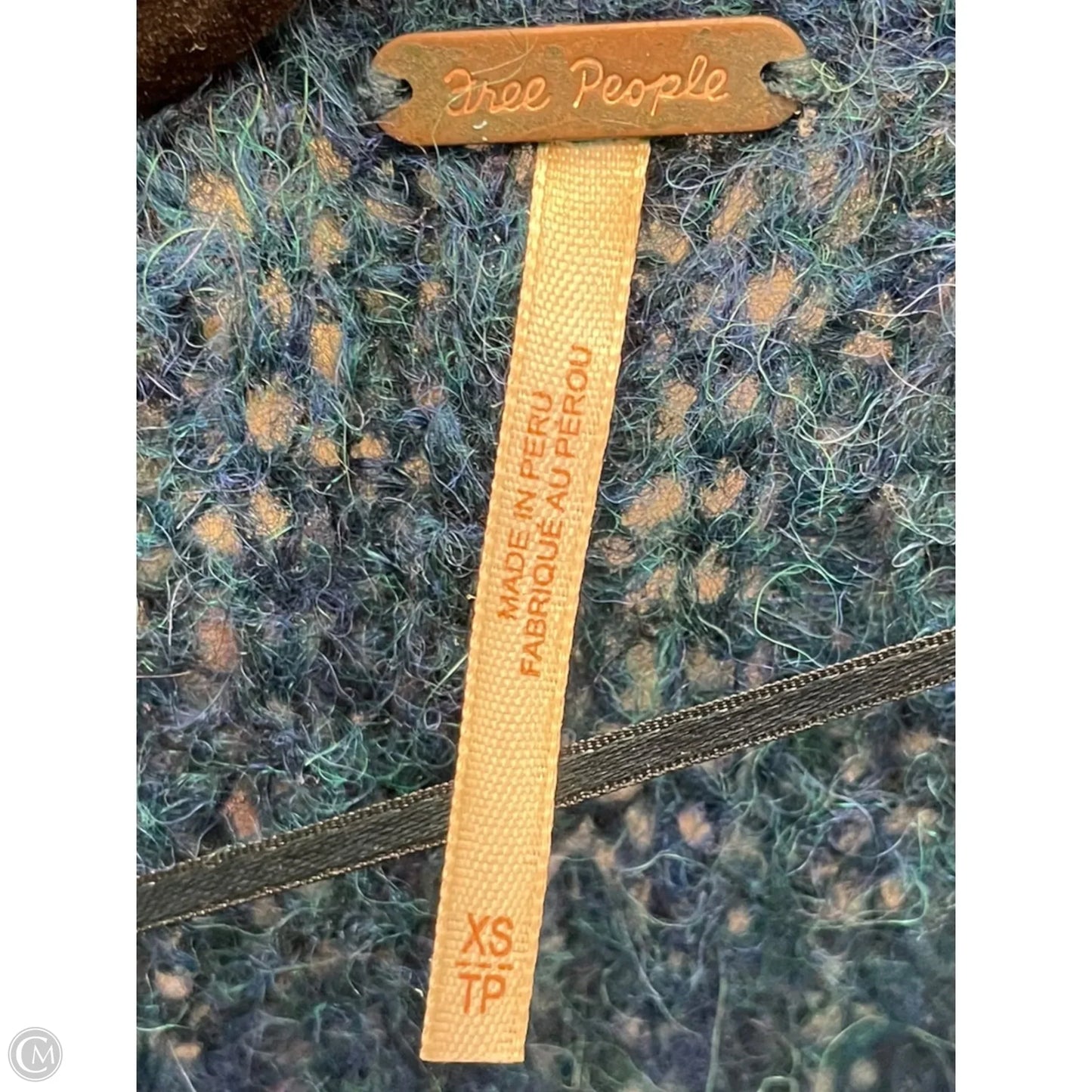 Sweater By Free People In Teal, Size: Xs