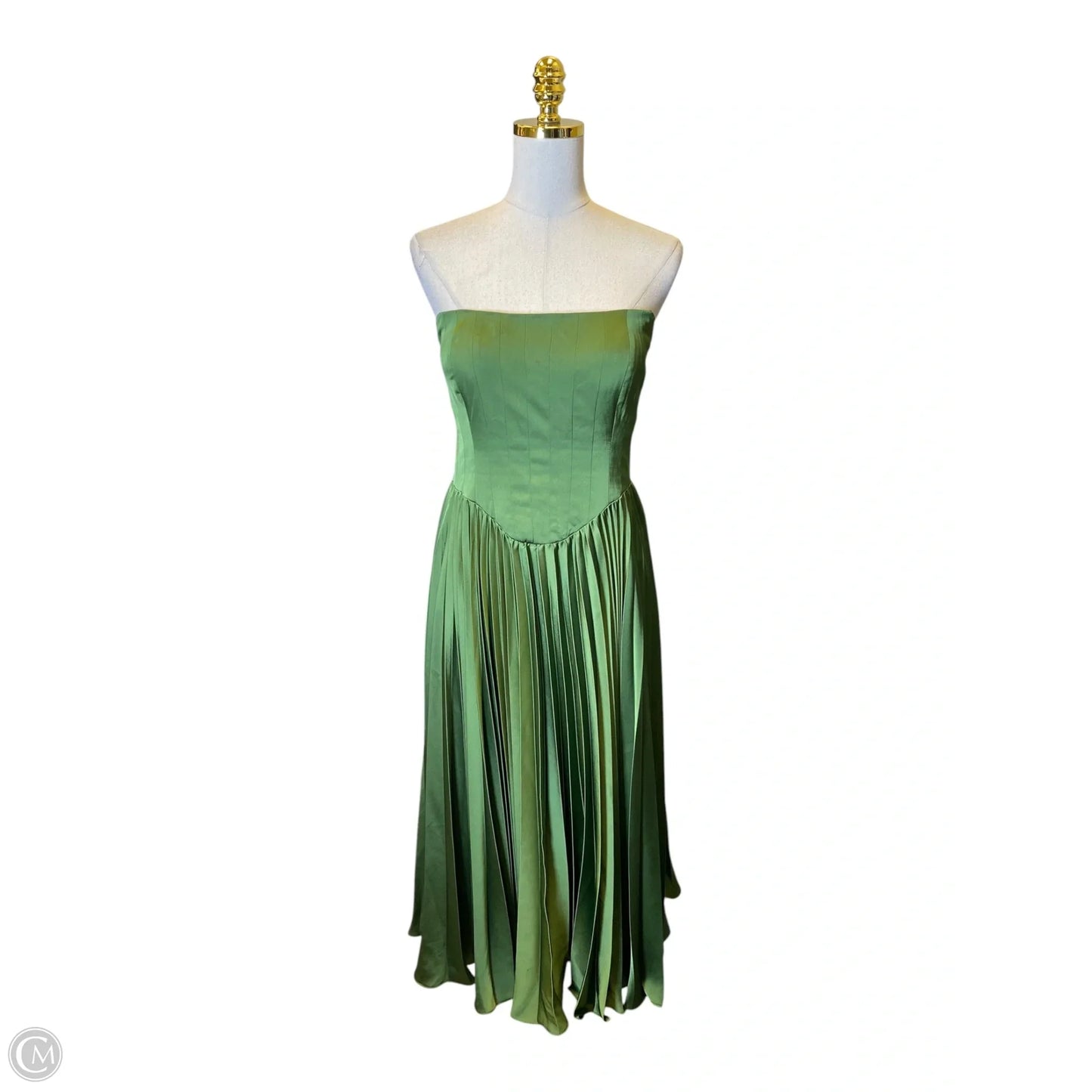Dress Casual Midi By Clothes Mentor In Green, Size: L