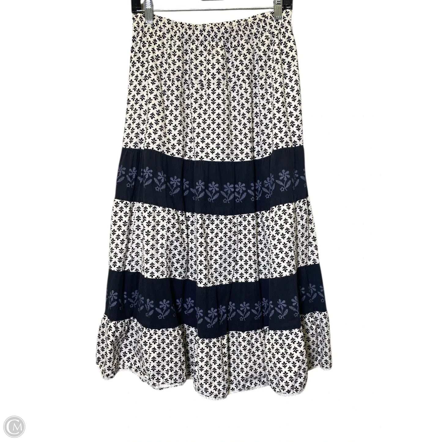 Skirt Maxi By Clothes Mentor In Black & White, Size: M