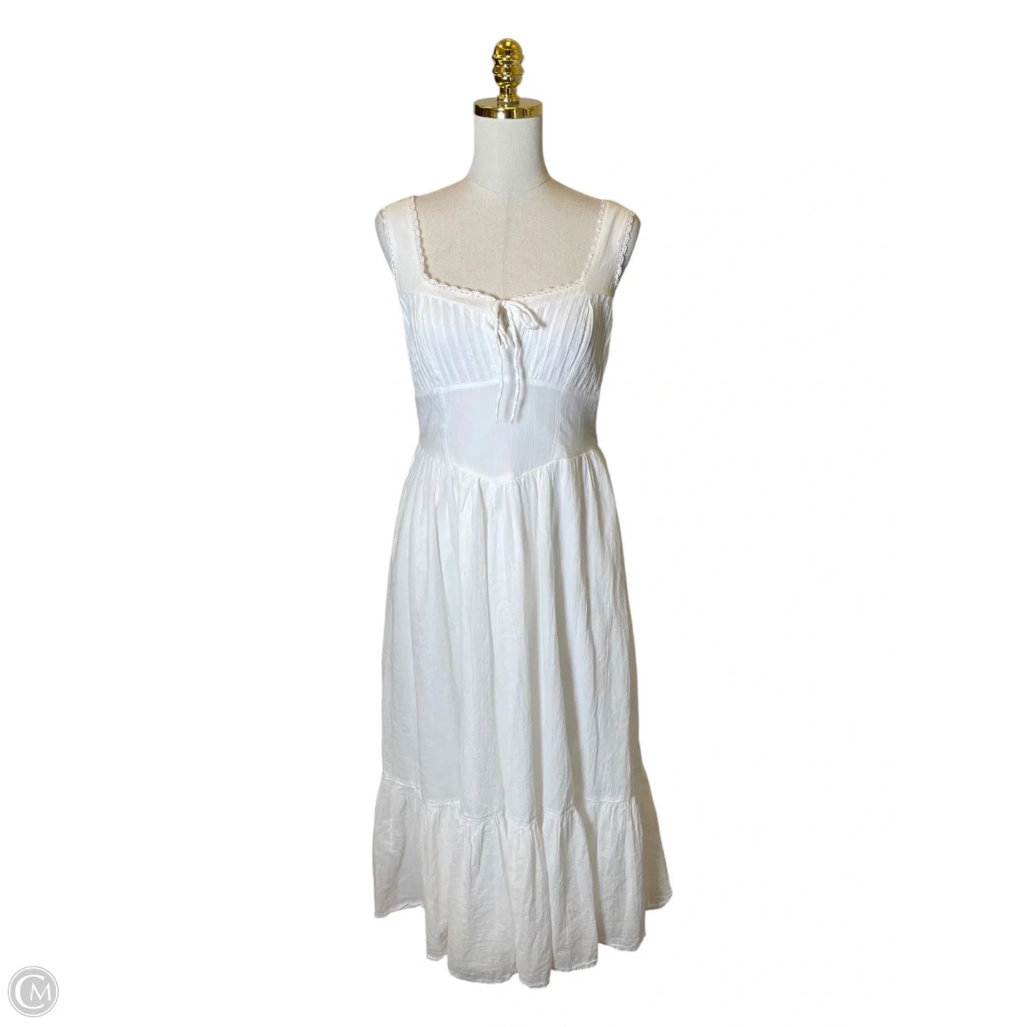 Dress Casual Maxi By American Eagle In White, Size: M