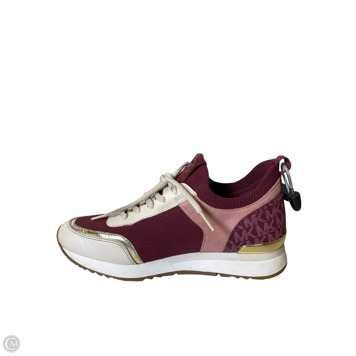 Shoes Designer By Michael Kors In Pink & White, Size: 8