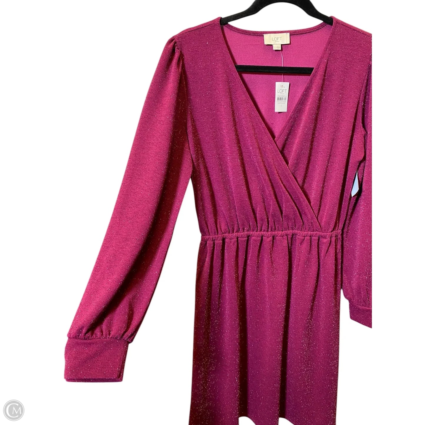 Dress Casual Short By Loft In Purple, Size: S