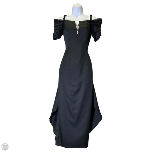 Dress Party Long By Clothes Mentor In Black, Size: M