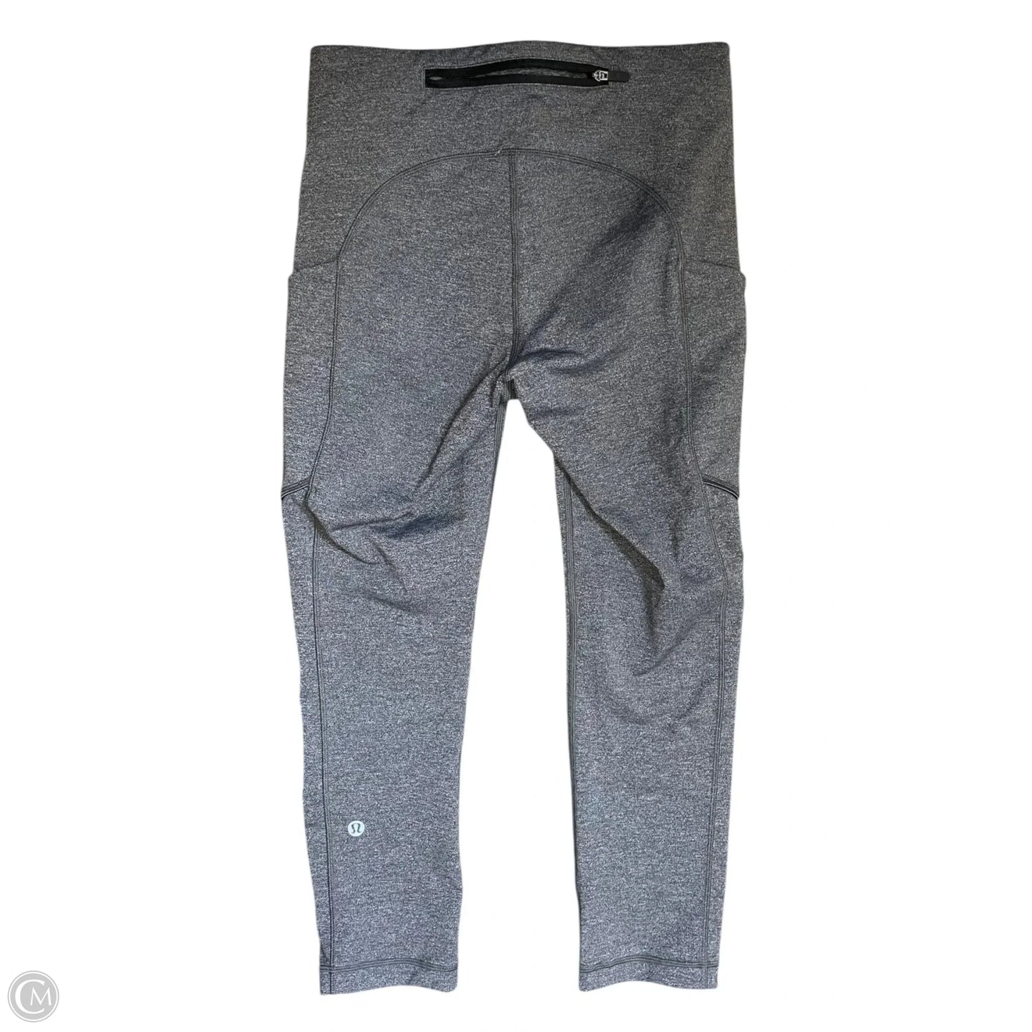 Athletic Leggings By Lululemon In Grey, Size: 4