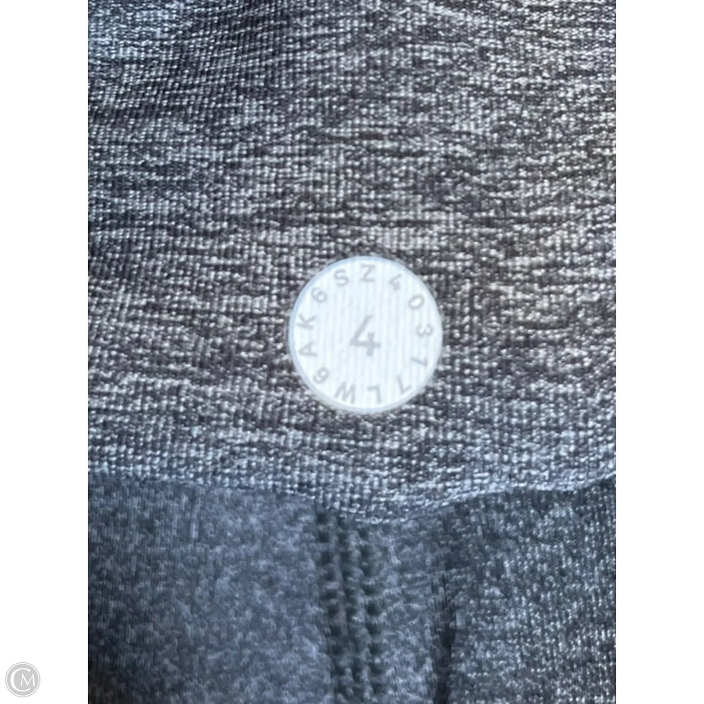 Athletic Leggings By Lululemon In Grey, Size: 4