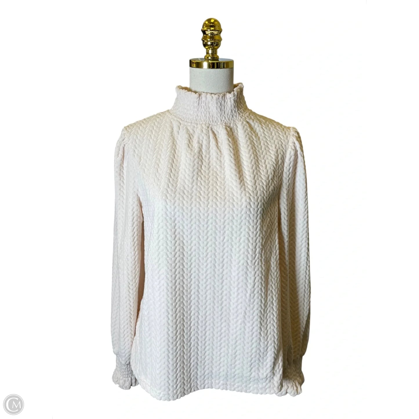 Top Long Sleeve By Voy In Pink, Size: S