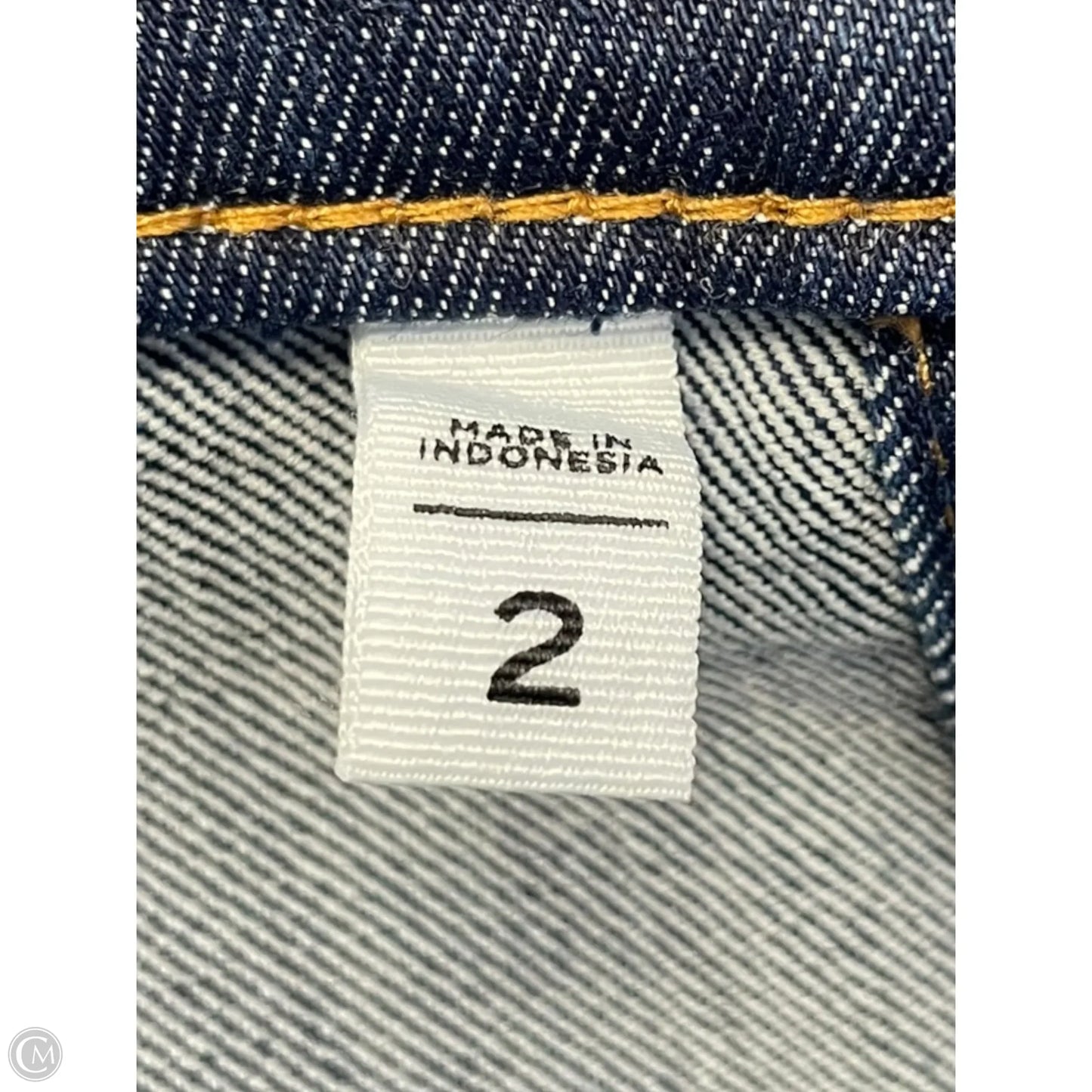 Skirt Midi By Loft In Blue Denim, Size: 2