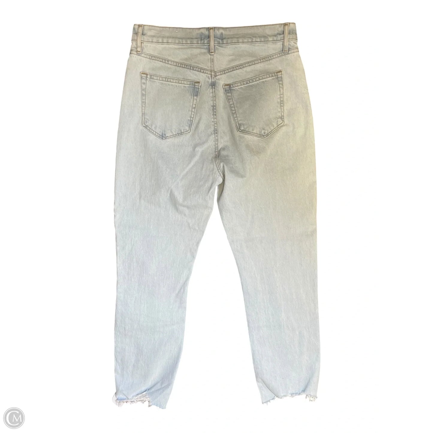 Jeans Straight By Loft In Blue Denim, Size: 4
