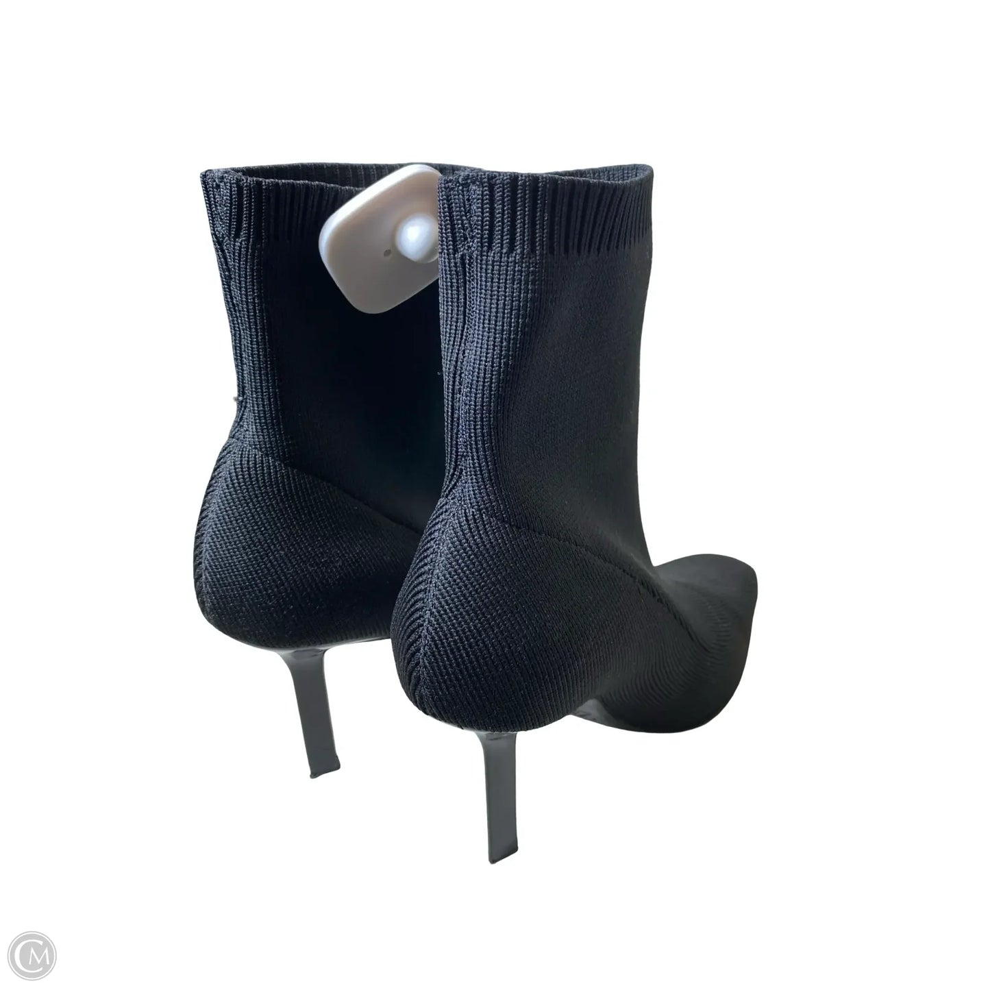 Boots Ankle Heels By Zara In Black, Size: 6.5