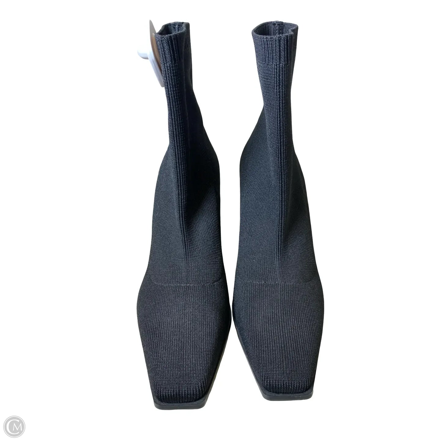 Boots Ankle Heels By Zara In Black, Size: 6.5