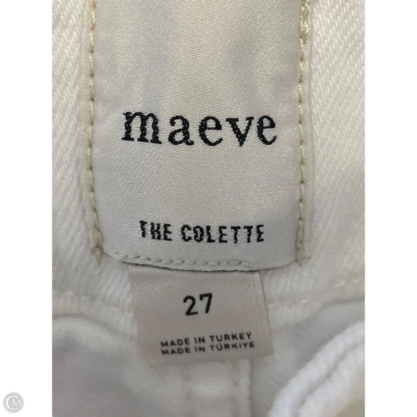 Jeans Wide Leg By Maeve In White, Size: 4