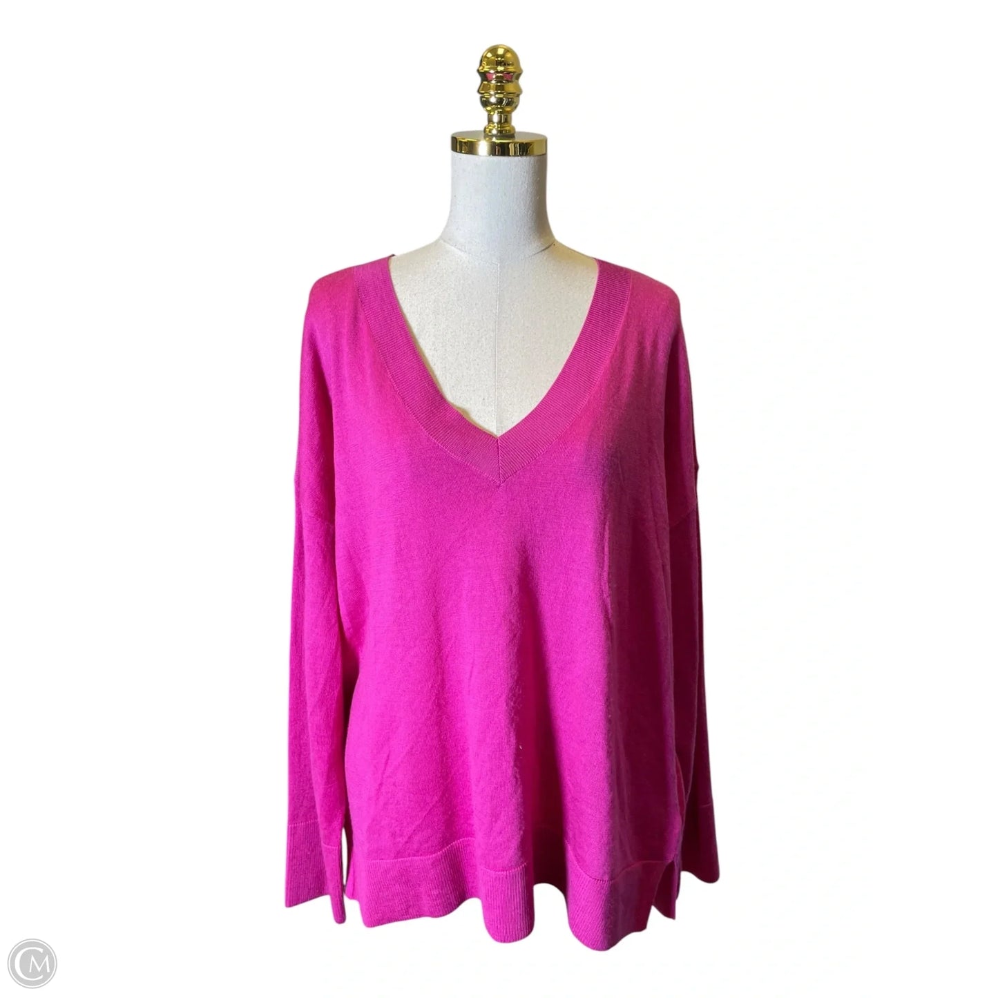 Sweater By Banana Republic In Pink, Size: Xl