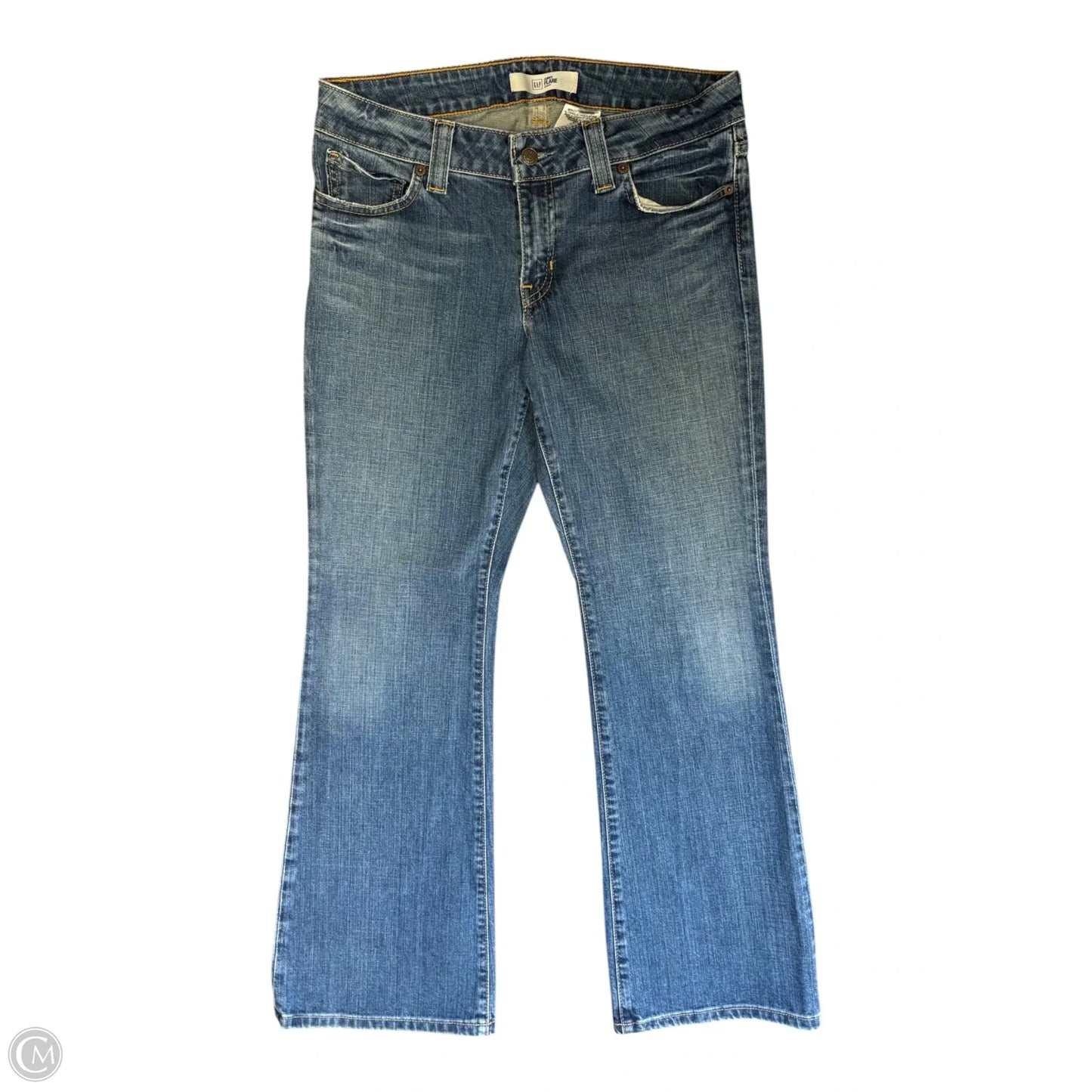 Jeans Flared By Gap In Blue Denim, Size: 8