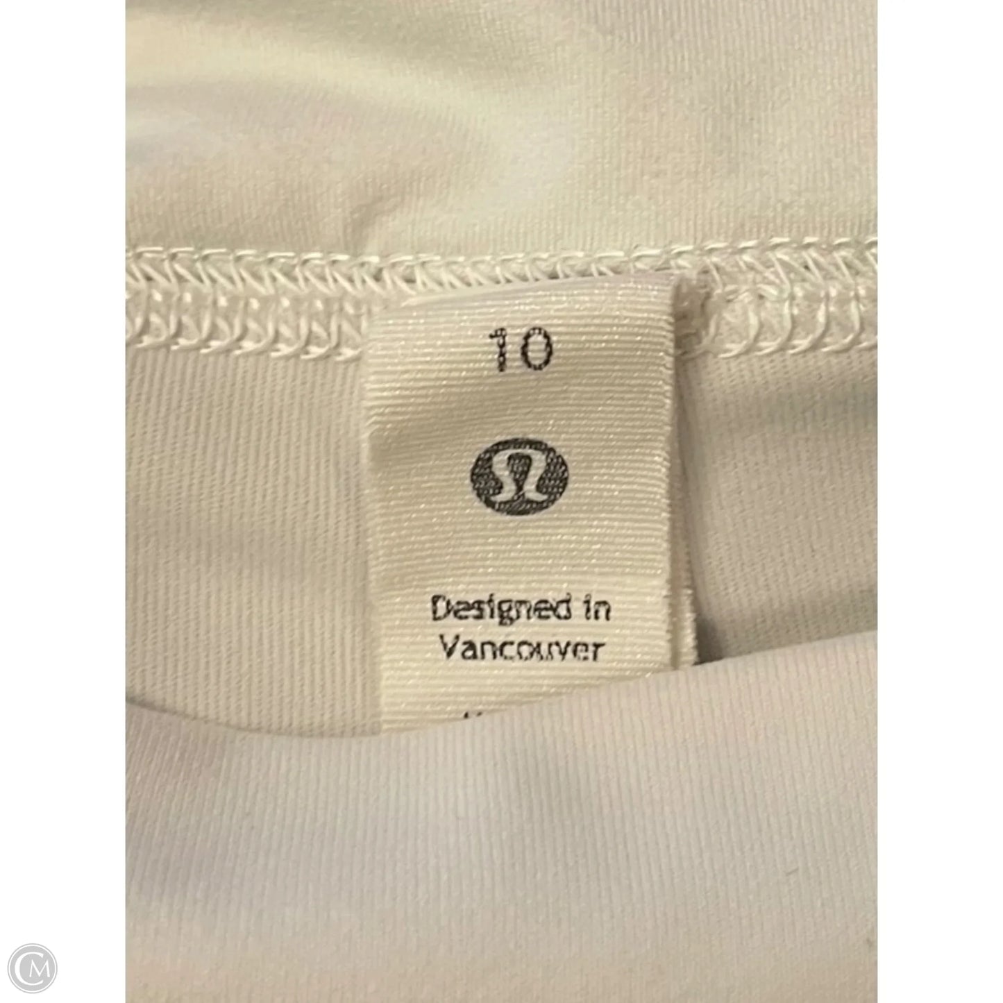 Athletic Skort By Lululemon In White, Size: 10
