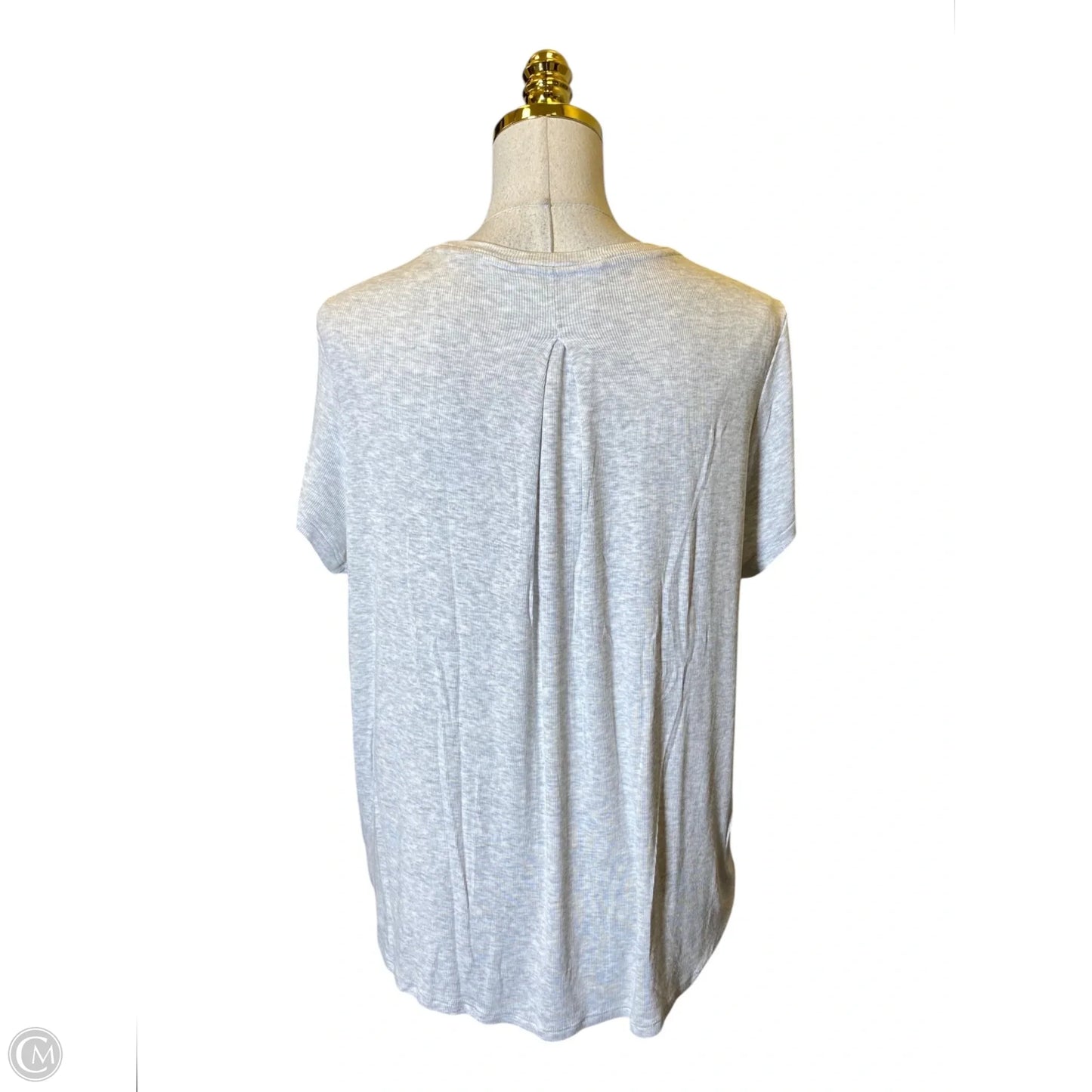 Athletic Top Short Sleeve By Athleta In Grey, Size: Sp