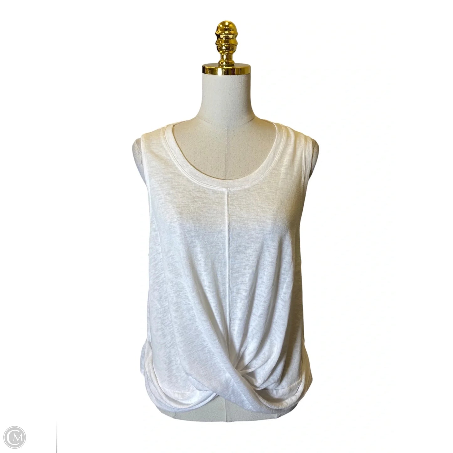 Athletic Tank Top By Athleta In White, Size: 1x