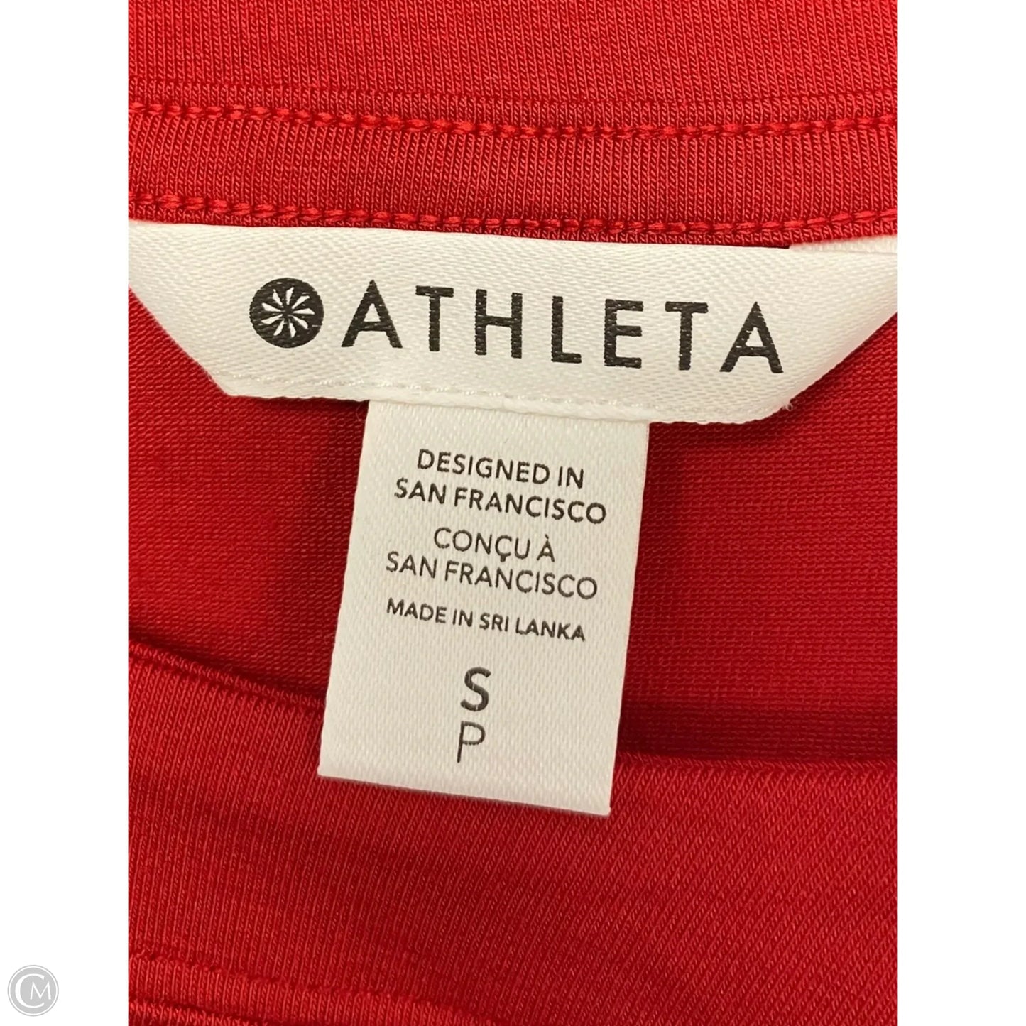 Top Long Sleeve By Athleta In Red, Size: Sp