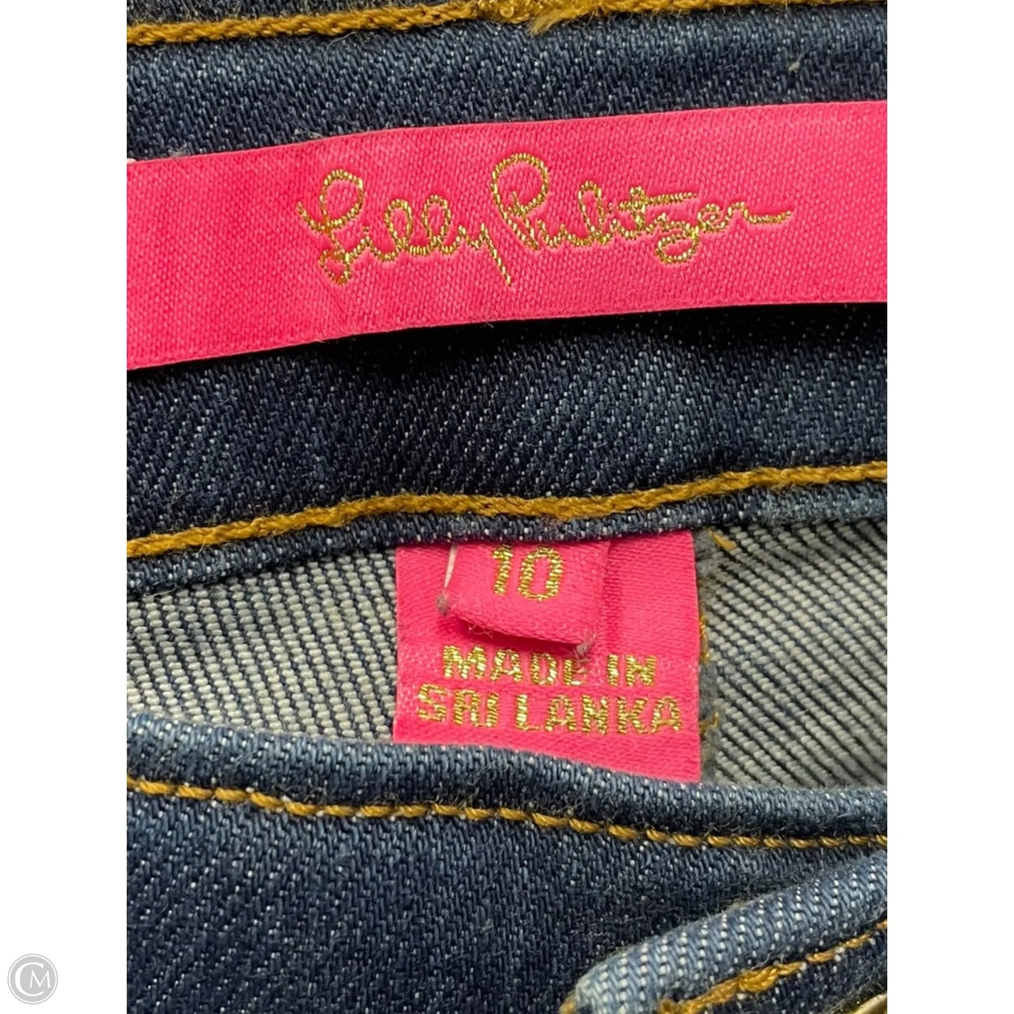 Jeans Designer By Lilly Pulitzer In Blue Denim, Size: 10