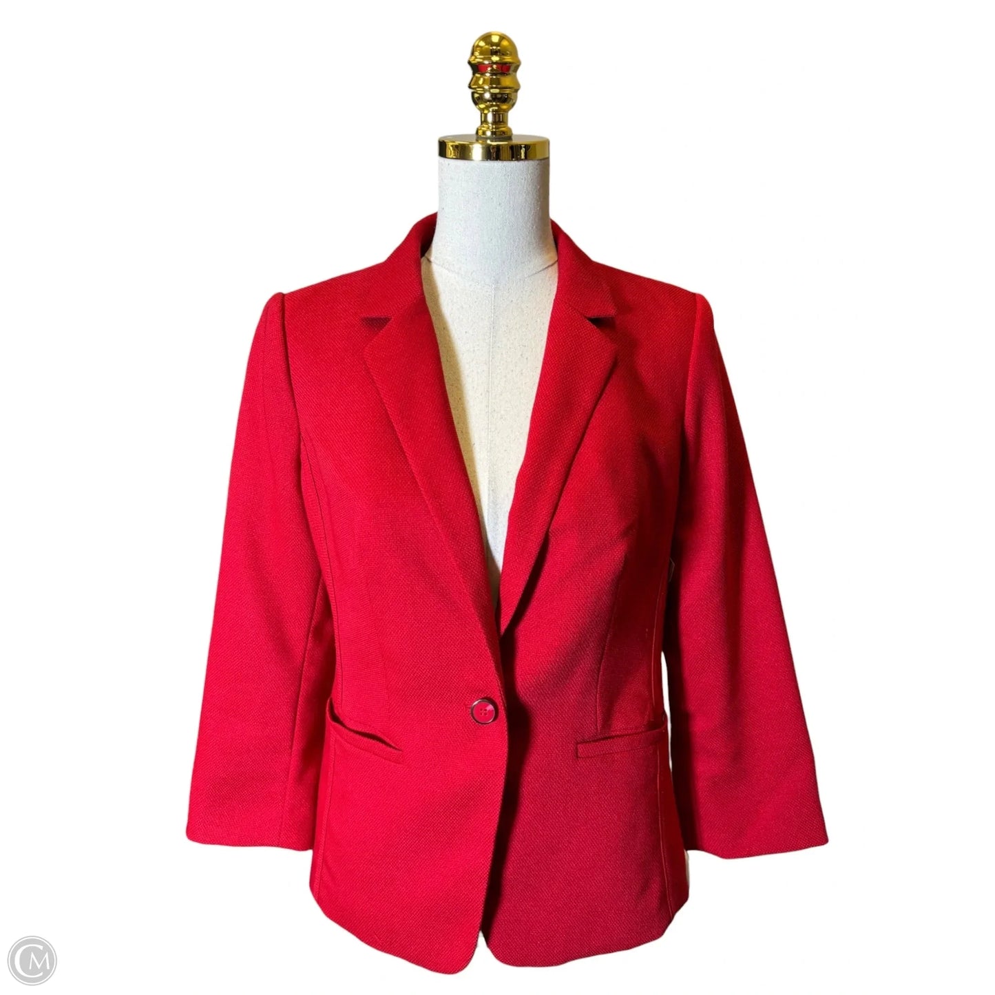 Blazer By Clothes Mentor In Red, Size: M