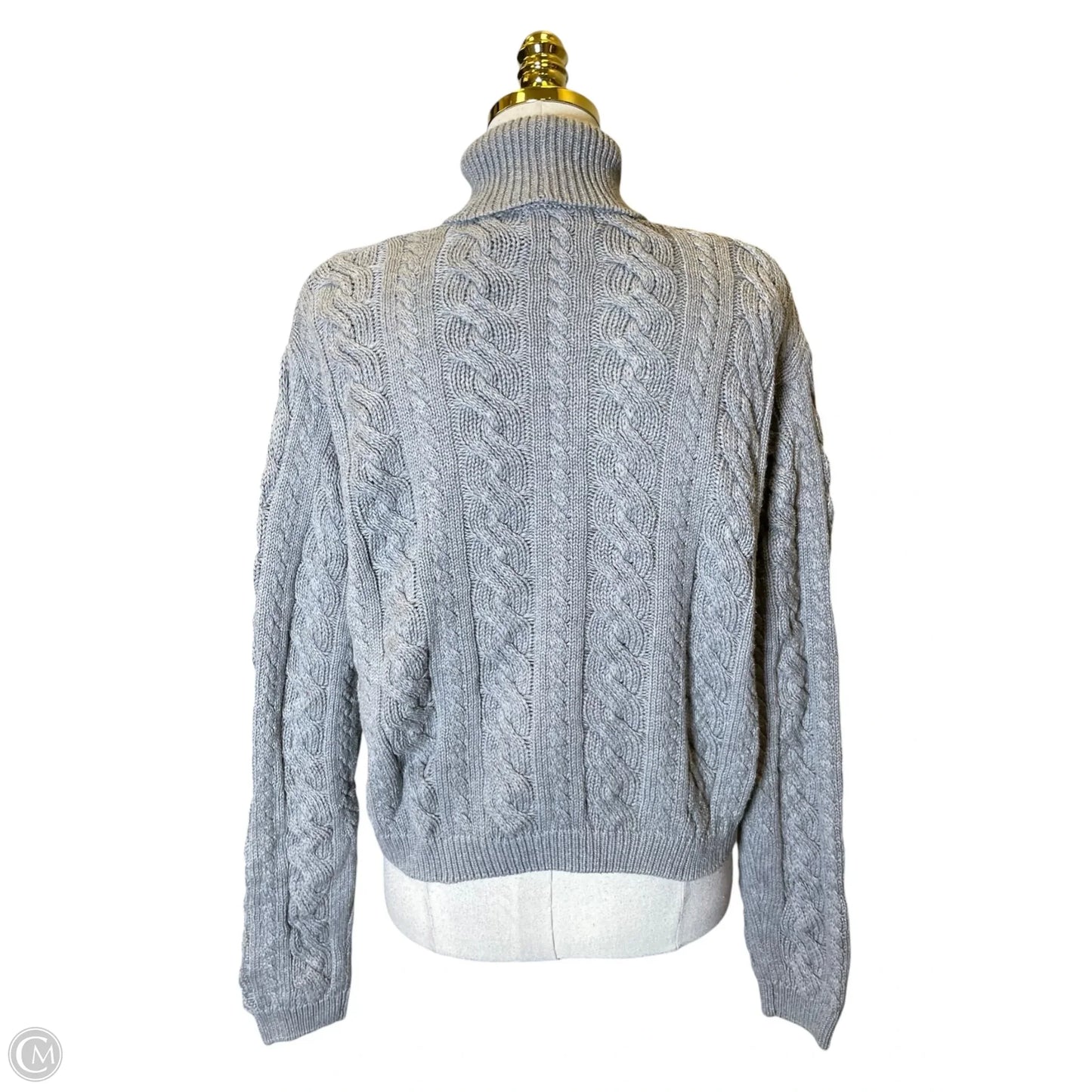 Sweater By Clothes Mentor In Grey, Size: M