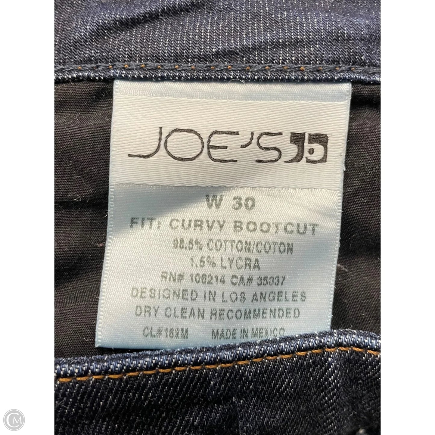 Jeans Boot Cut By Joes Jeans In Blue Denim, Size: 10