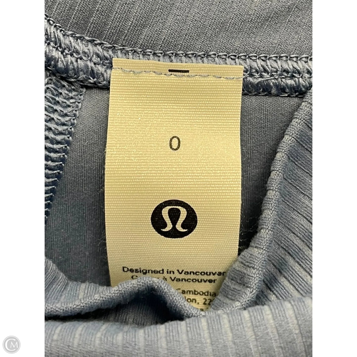Athletic Leggings By Lululemon In Blue, Size: 0