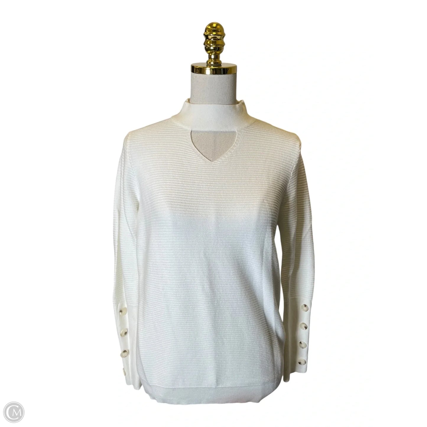 Sweater By Ethyl In Cream, Size: M