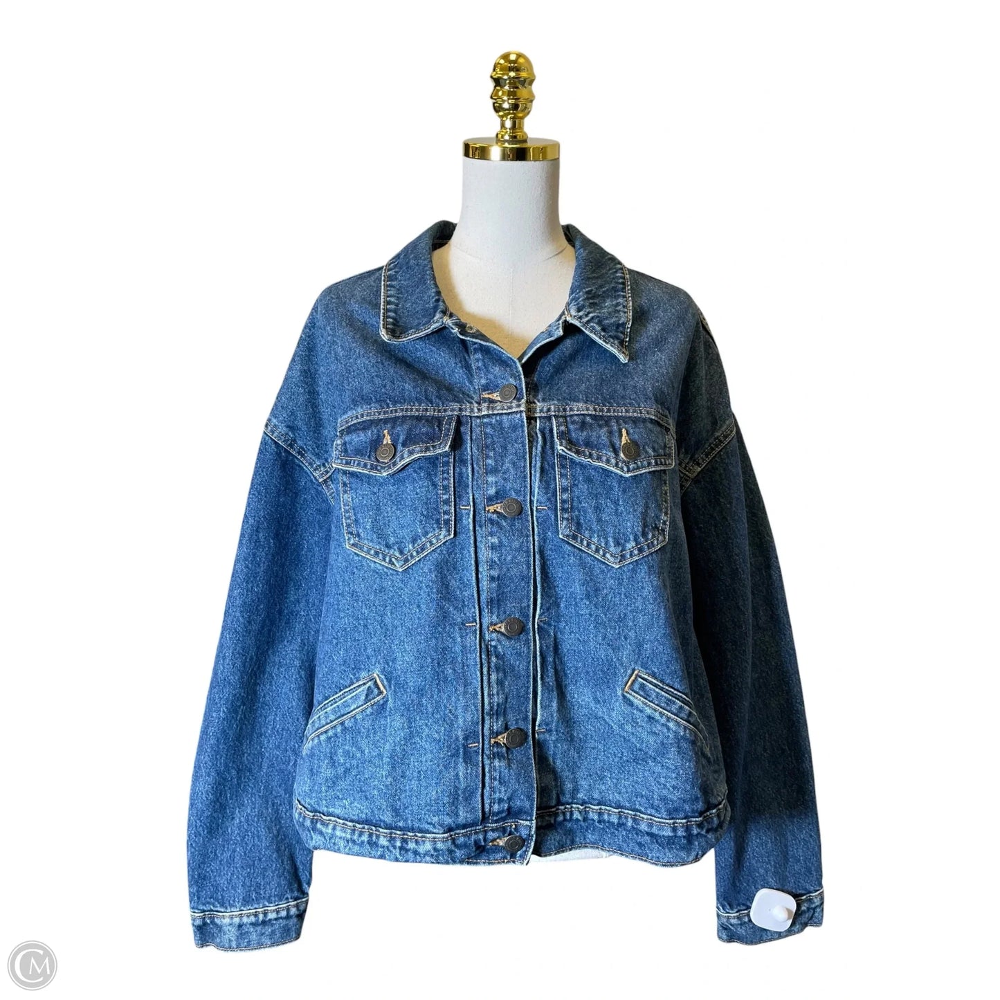 Jacket Denim By Old Navy In Blue Denim, Size: 2x