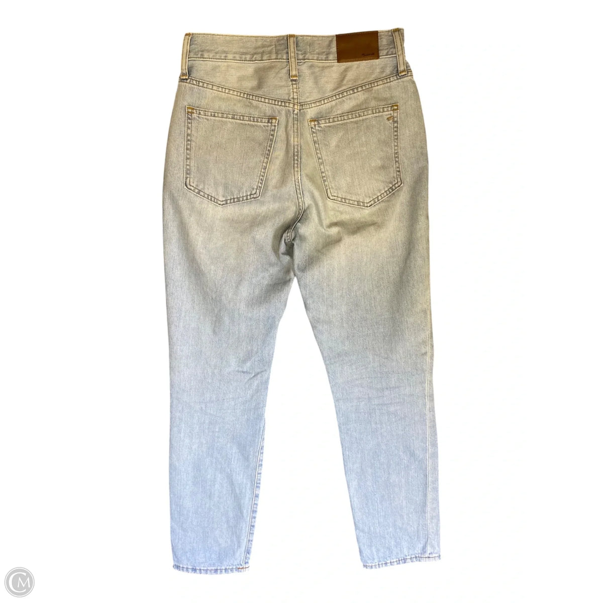 Jeans Straight By Madewell In Blue Denim, Size: 2