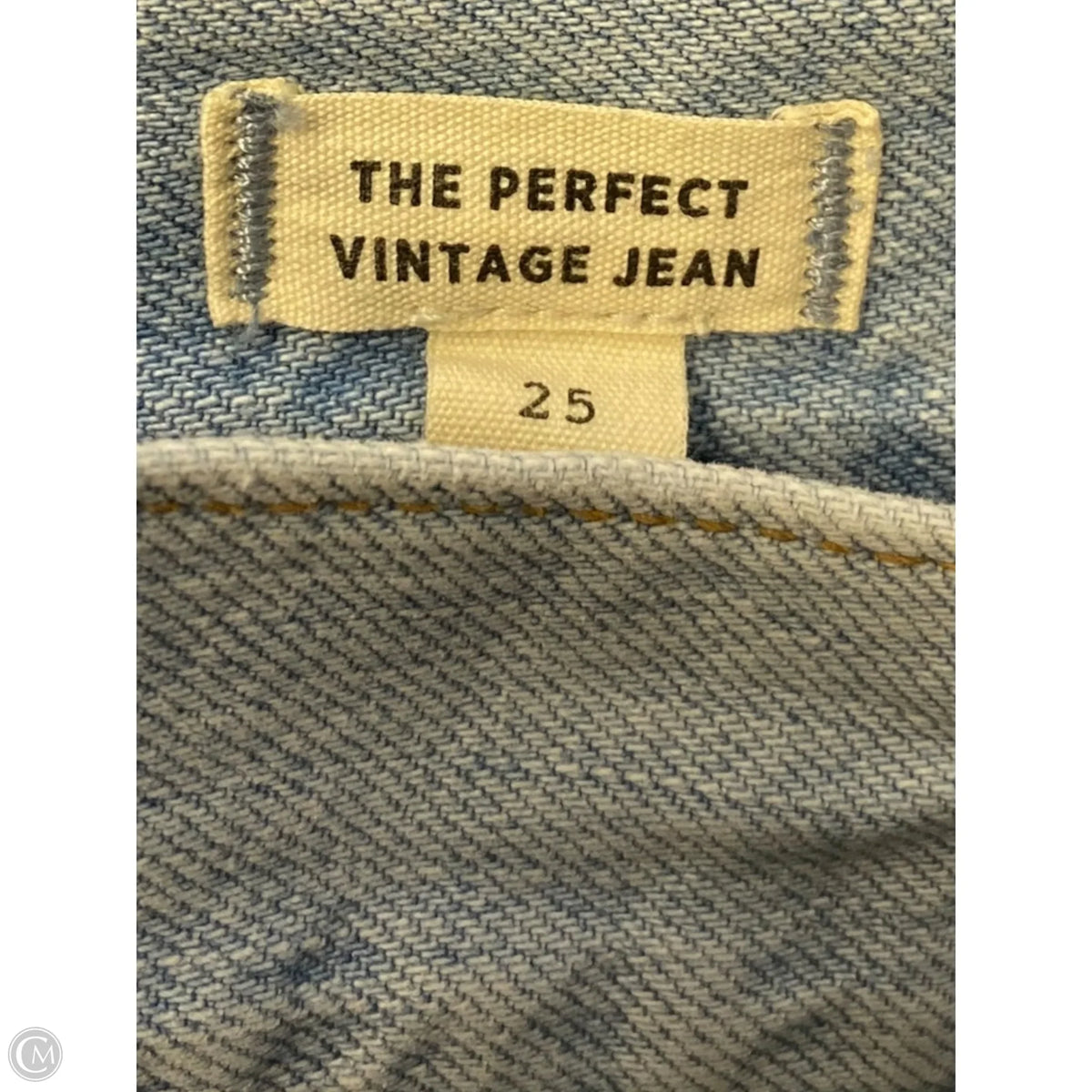 Jeans Straight By Madewell In Blue Denim, Size: 2