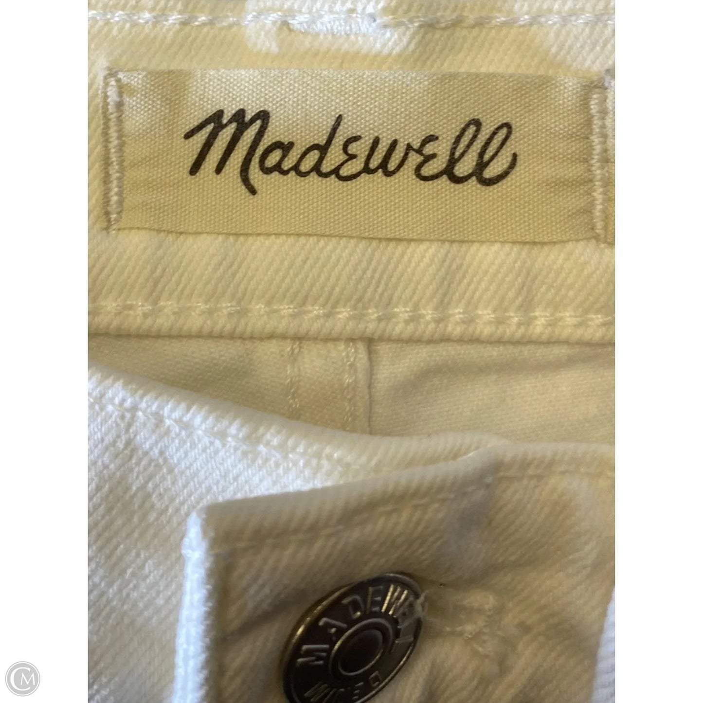 Jeans Straight By Madewell In White, Size: 0