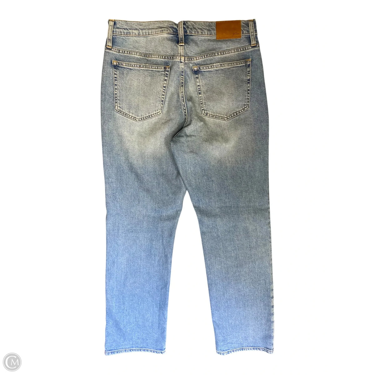 Jeans Straight By J. Crew In Blue Denim, Size: 4