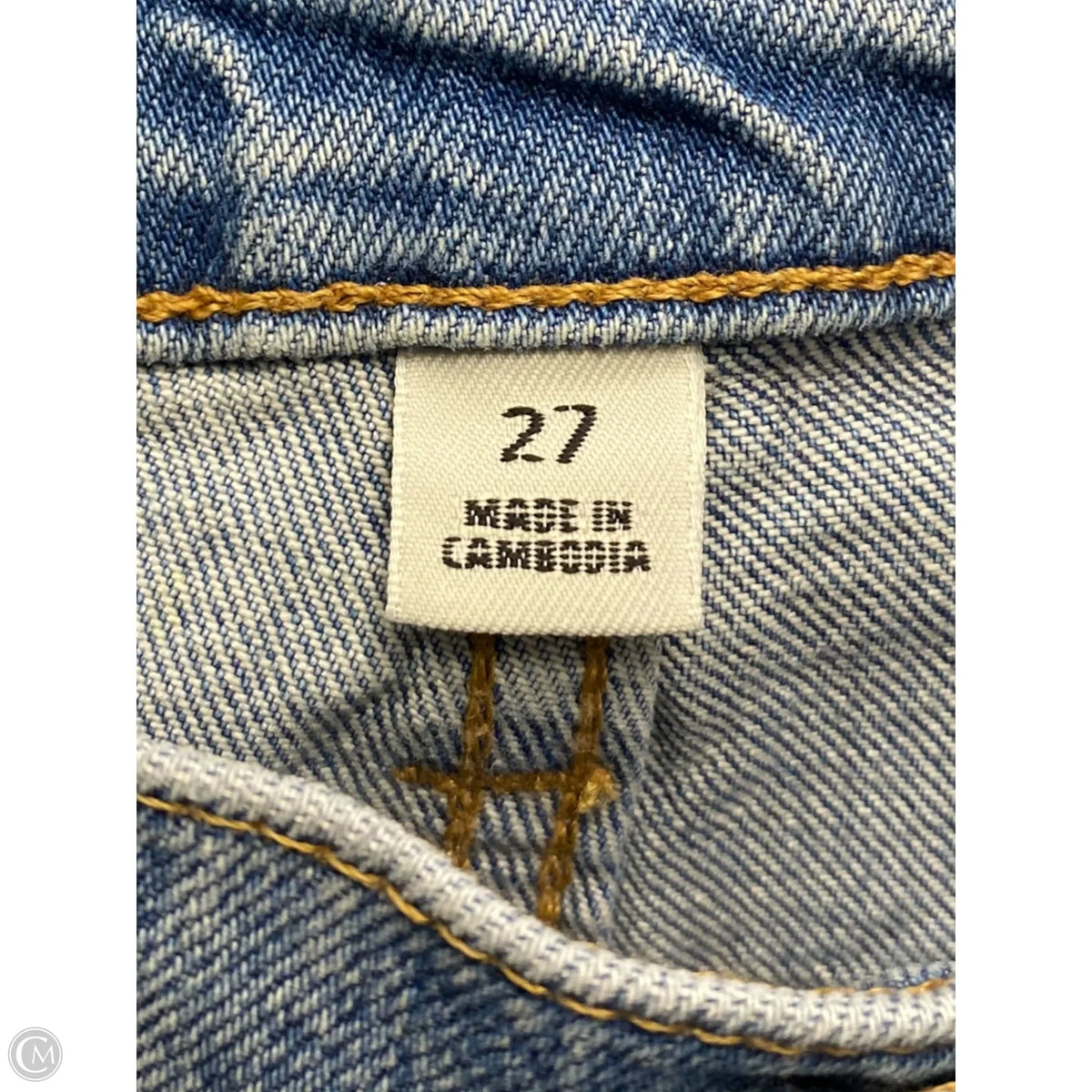 Jeans Straight By J. Crew In Blue Denim, Size: 4