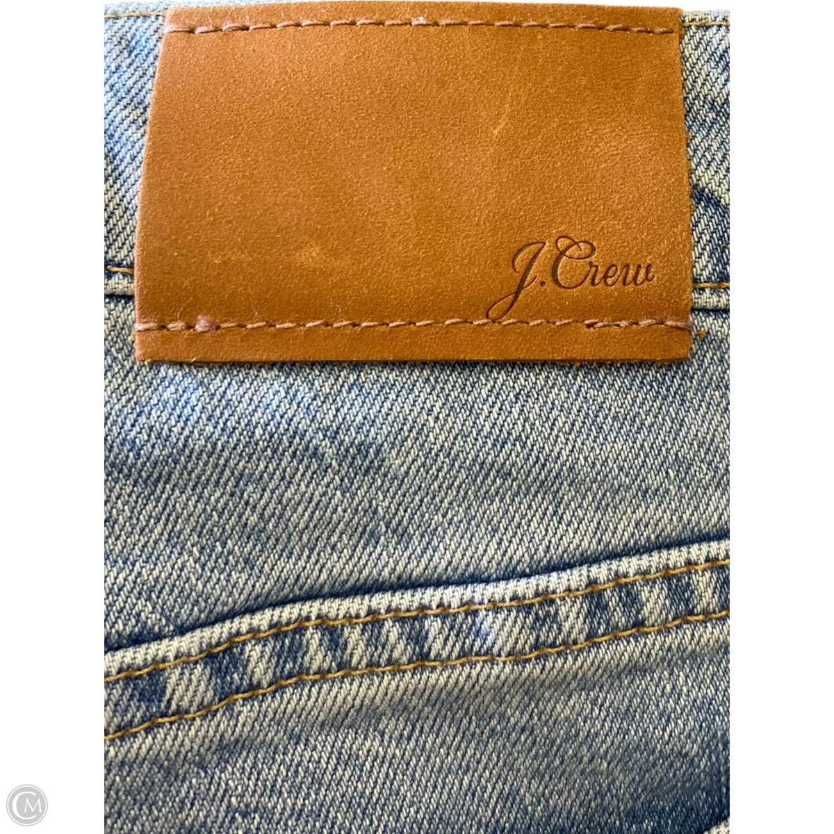 Jeans Straight By J. Crew In Blue Denim, Size: 4