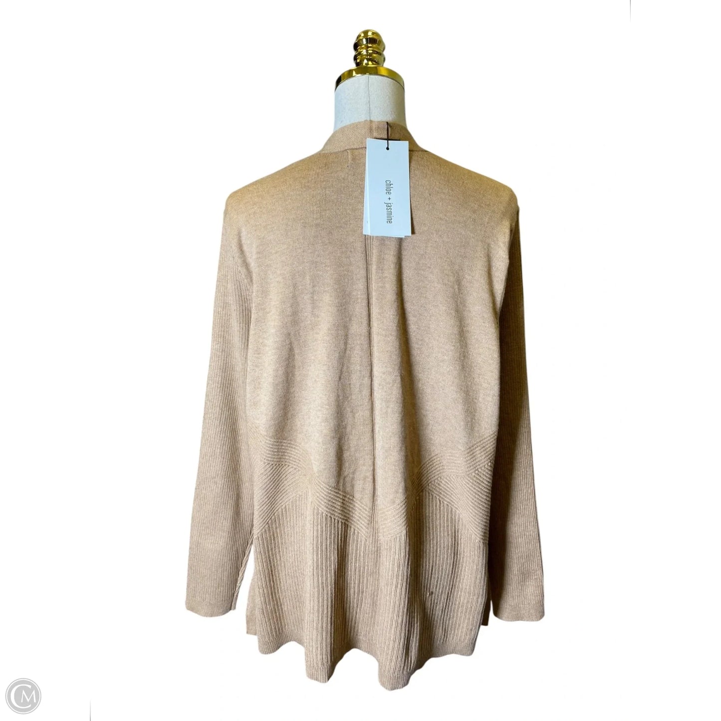 Cardigan By Clothes Mentor In Brown, Size: 2x