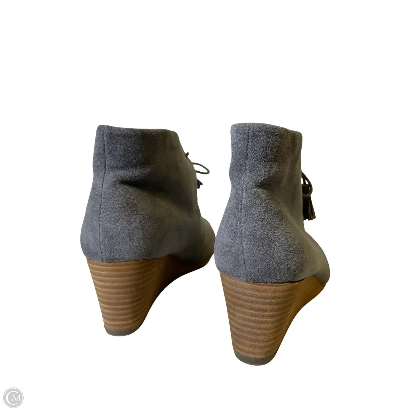 Boots Ankle Heels By Dr Scholls In Grey, Size: 11